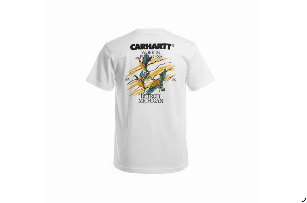 Carhartt WIP Men’s T Shirt Cotton Crew Neck Logo Tee Casual Streetwear S-XXL