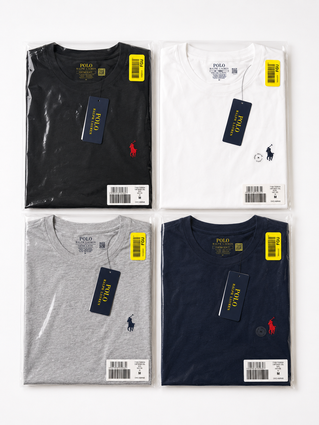 Polo Ralph Lauren Custom Slim Fit Jersey Crewneck T-Shirt 100% Authentic