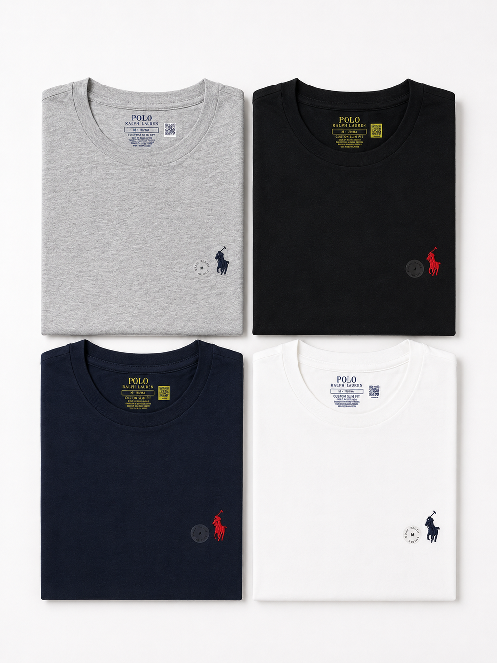 Polo Ralph Lauren Custom Slim Fit Jersey Crewneck T-Shirt 100% Authentic