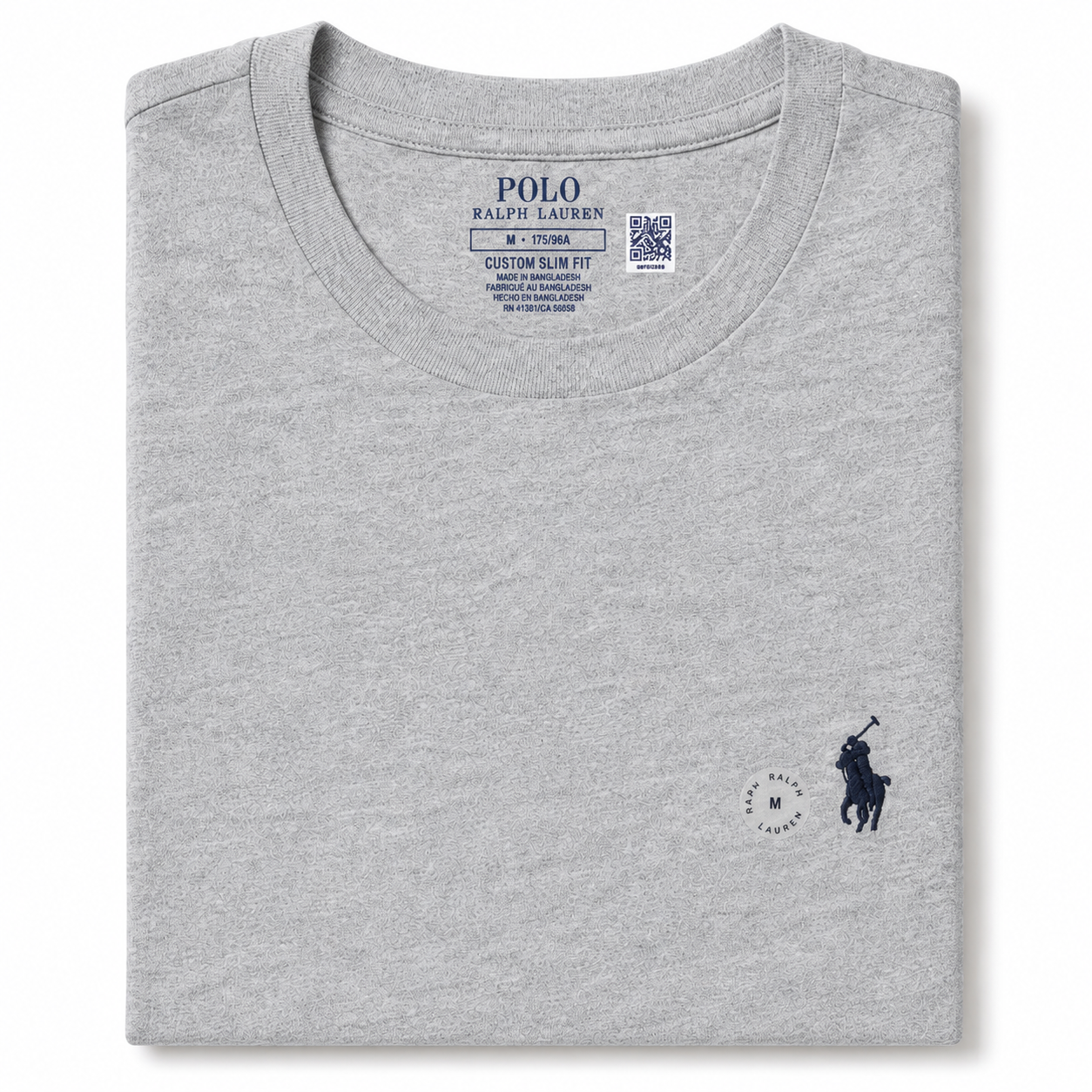Polo Ralph Lauren Custom Slim Fit Jersey Crewneck T-Shirt 100% Authentic