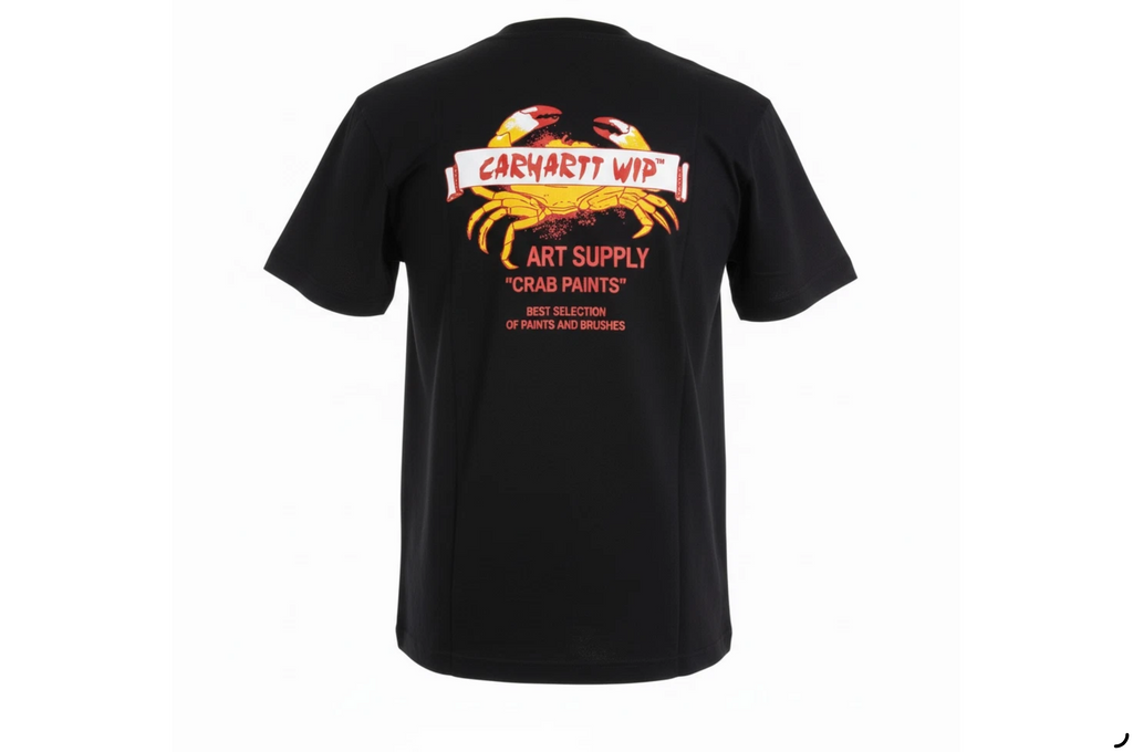 Carhartt WIP Men’s T Shirt Cotton Crew Neck Logo Tee Casual Streetwear S-XXL