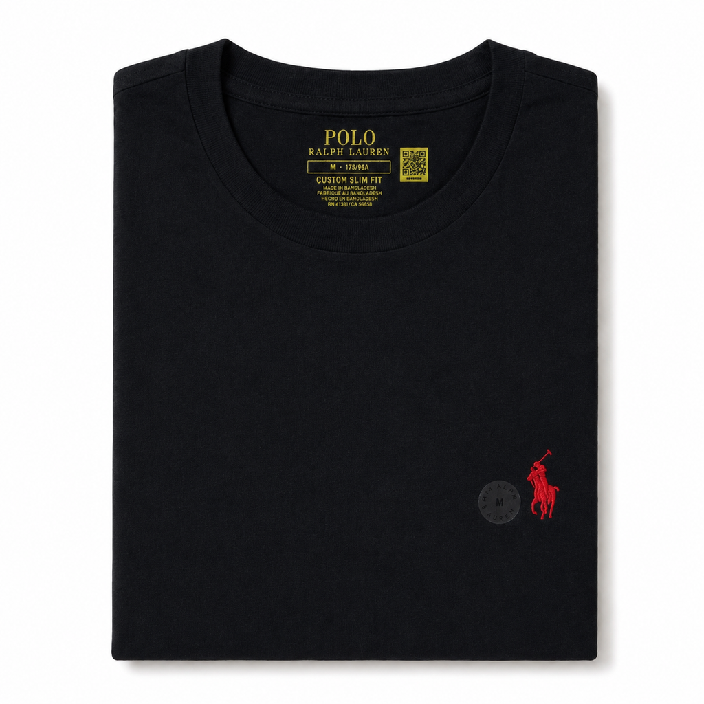 Polo Ralph Lauren Custom Slim Fit Jersey Crewneck T-Shirt 100% Authentic