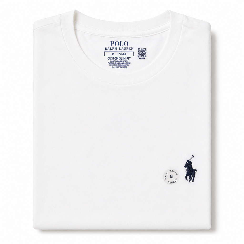 Polo Ralph Lauren Custom Slim Fit Jersey Crewneck T-Shirt 100% Authentic