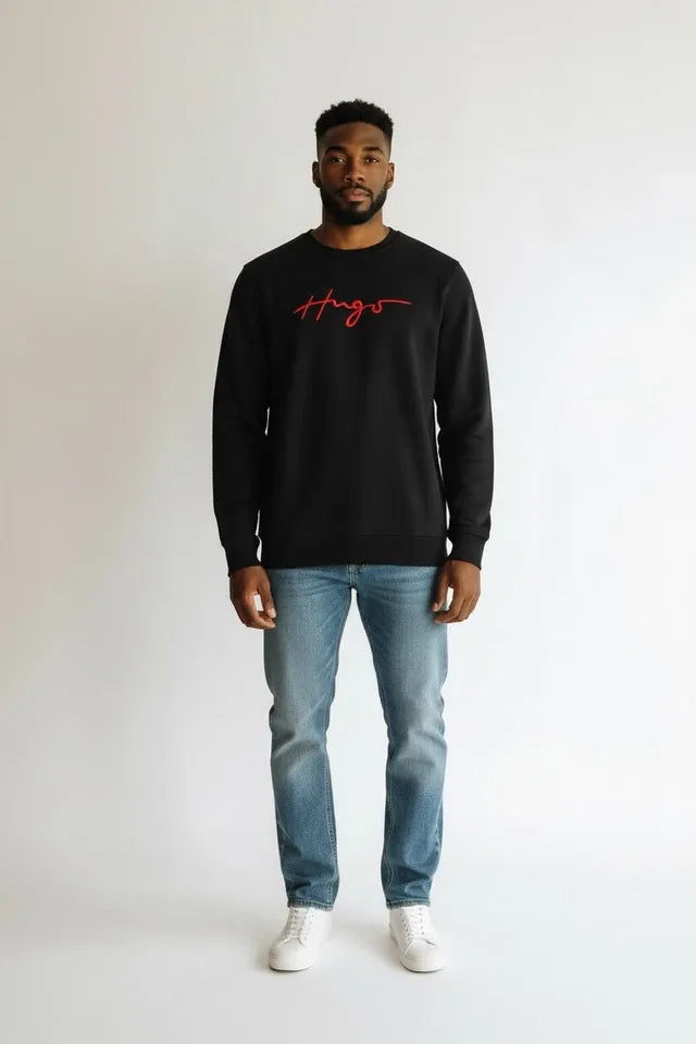 HUGO BOSS Mens Long Sleeve Crew Neck Sweatshirt All Sizes Available