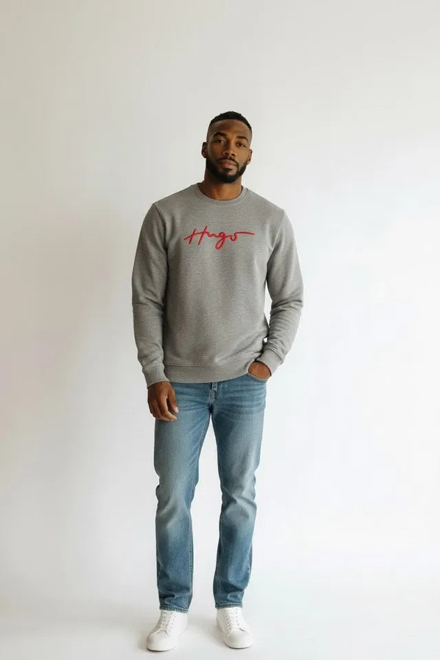 HUGO BOSS Mens Long Sleeve Crew Neck Sweatshirt All Sizes Available