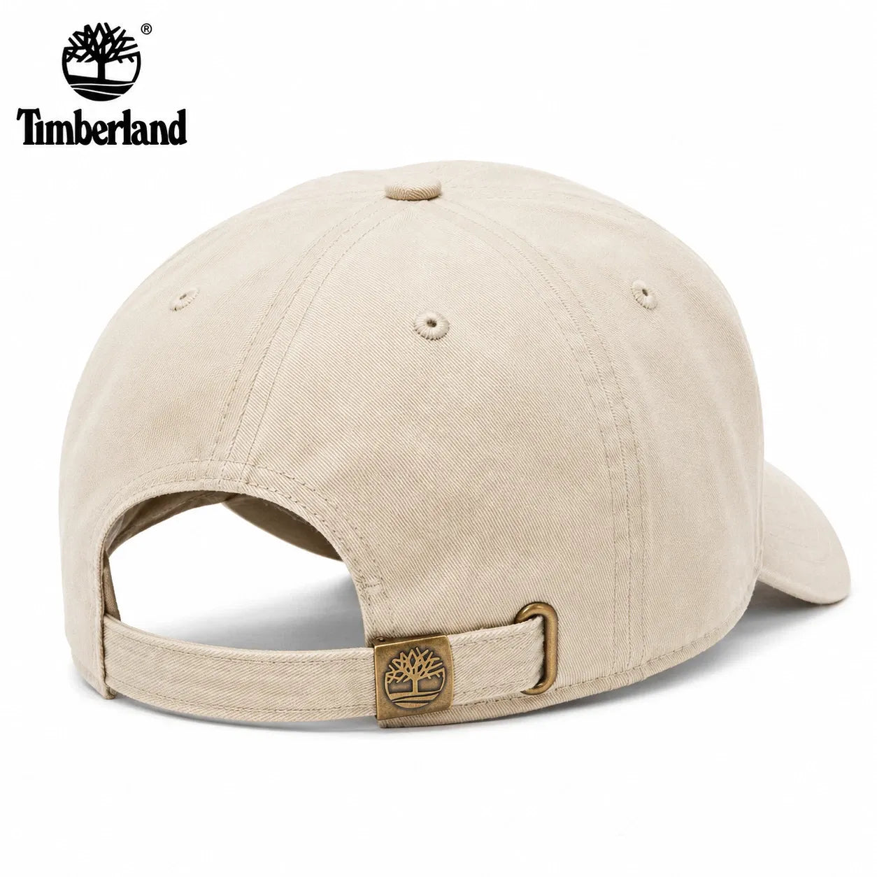Timberland Soundview Baseball Cap – Large Embroidered Logo Adjustable Cotton Hat