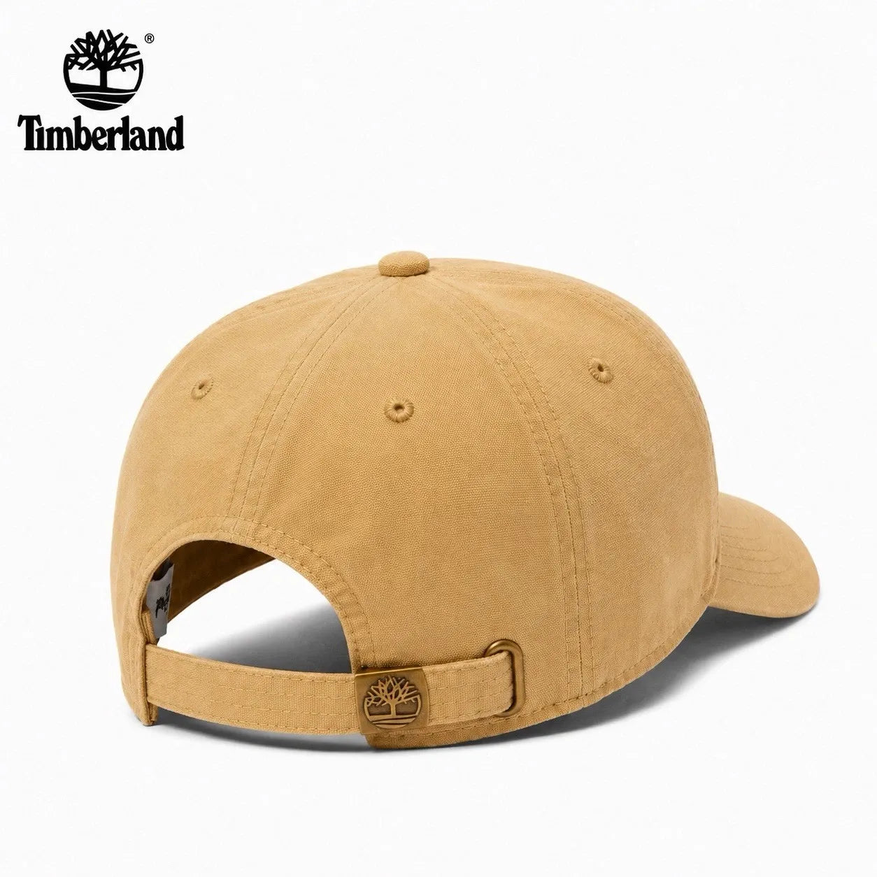 Timberland Soundview Baseball Cap – Large Embroidered Logo Adjustable Cotton Hat