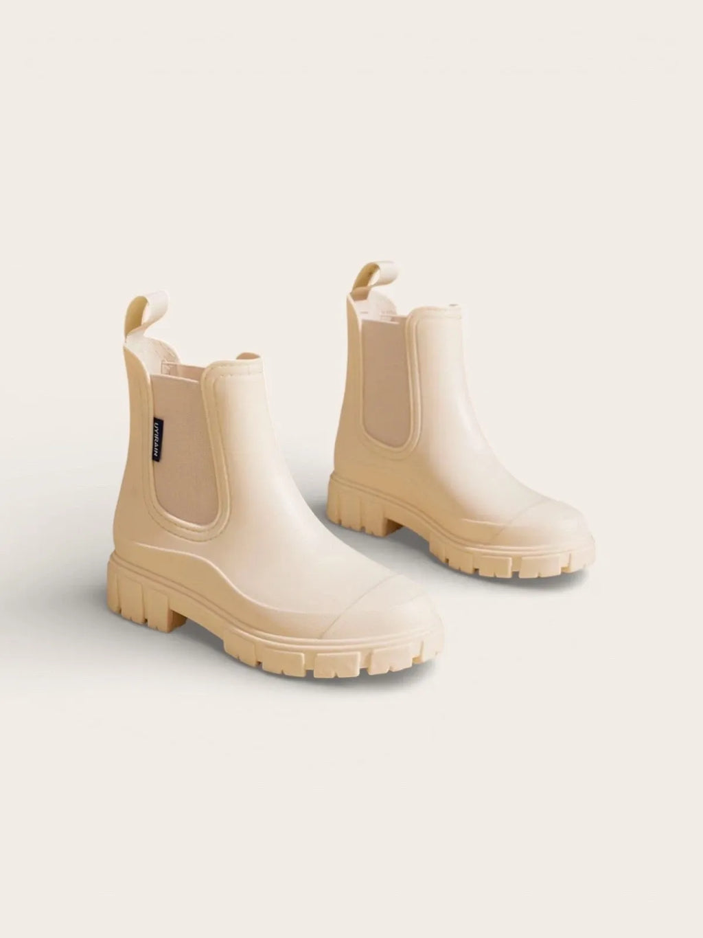 Women’s Chelsea Rain Boots Waterproof Thick Sole Elastic Strap All Season