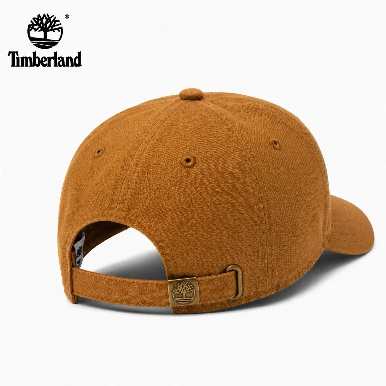 Timberland Soundview Baseball Cap – Large Embroidered Logo Adjustable Cotton Hat