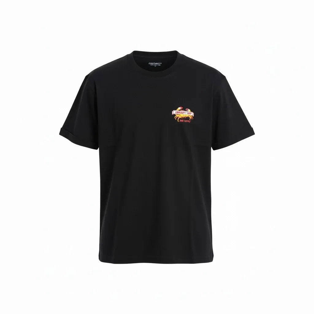 Carhartt WIP Men’s T Shirt Cotton Crew Neck Logo Tee Casual Streetwear S-XXL