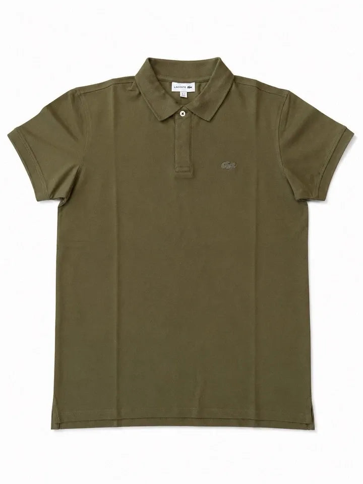 Lacoste Mens Tonal Crocodile Polo Shirt Short Sleeve Cotton Classic Fit S-XXL