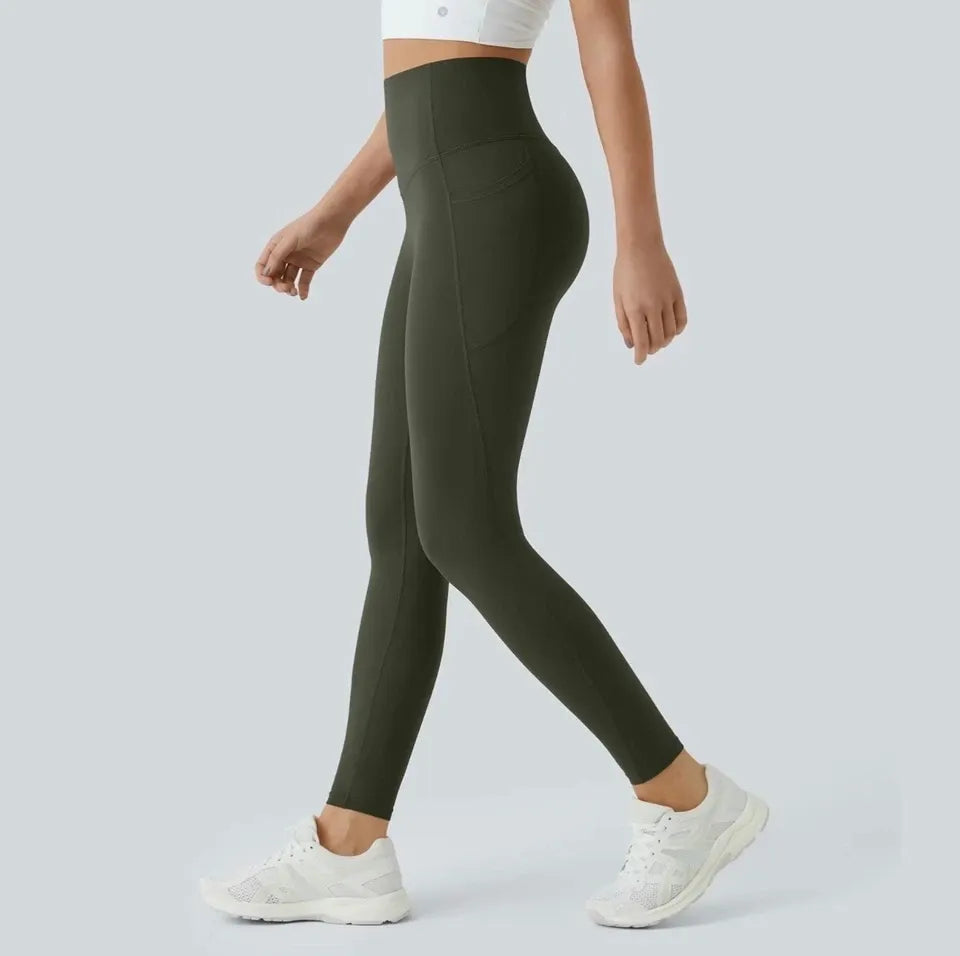 Halara UltraSculpt High Waisted Butt Lifting Tummy Control Pocket Shaping Workout