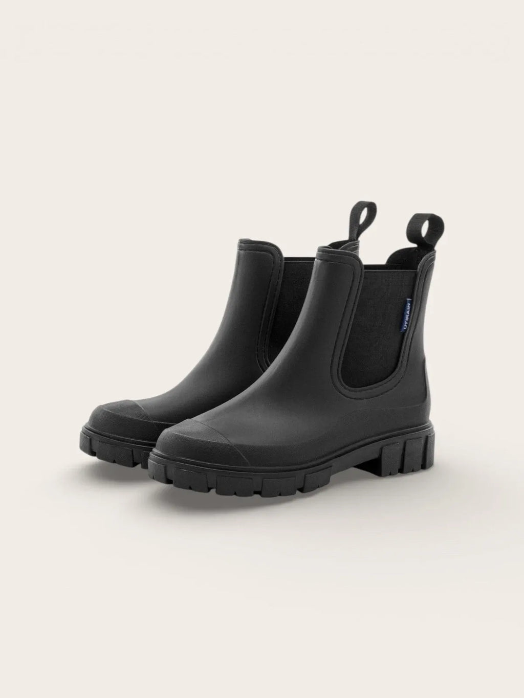 Women’s Chelsea Rain Boots Waterproof Thick Sole Elastic Strap All Season