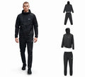 Nike Dri-Fit Black Full Tracksuit Men’s Running Suit Gym Training Athletic