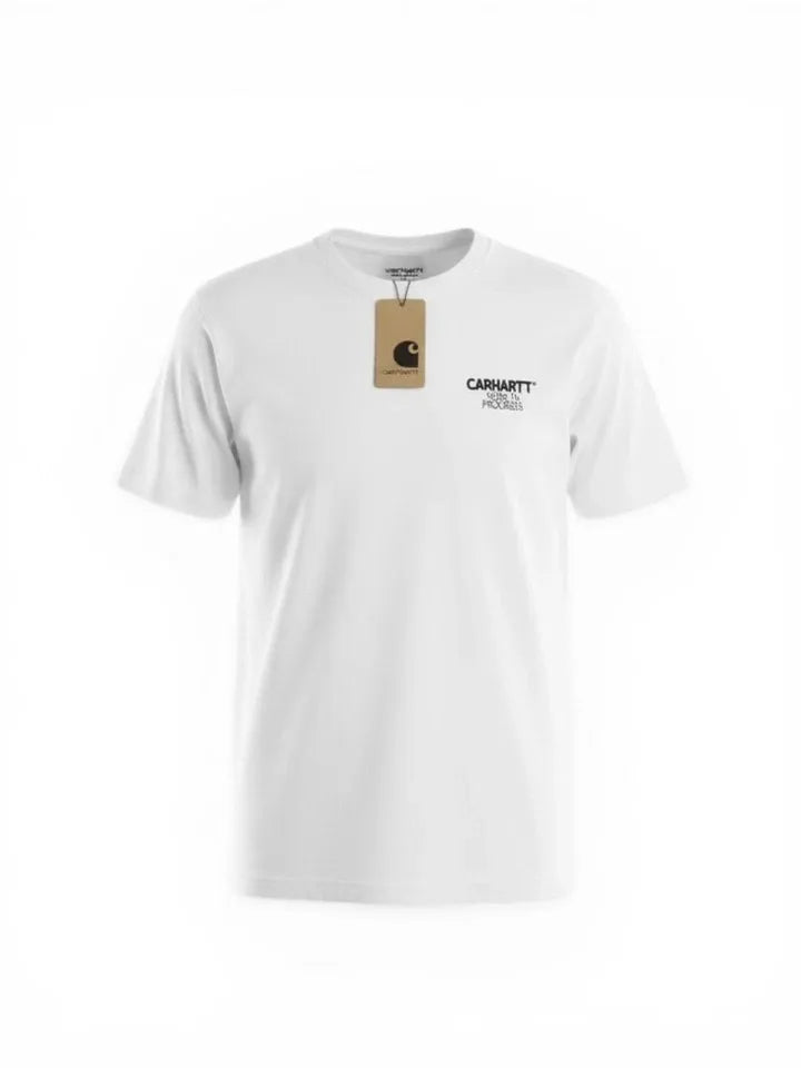 Carhartt WIP Men’s T Shirt Cotton Crew Neck Logo Tee Casual Streetwear S-XXL