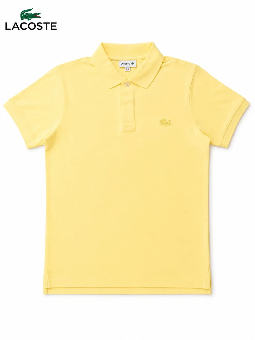 Lacoste Mens Tonal Crocodile Polo Shirt Short Sleeve Cotton Classic Fit S-XXL