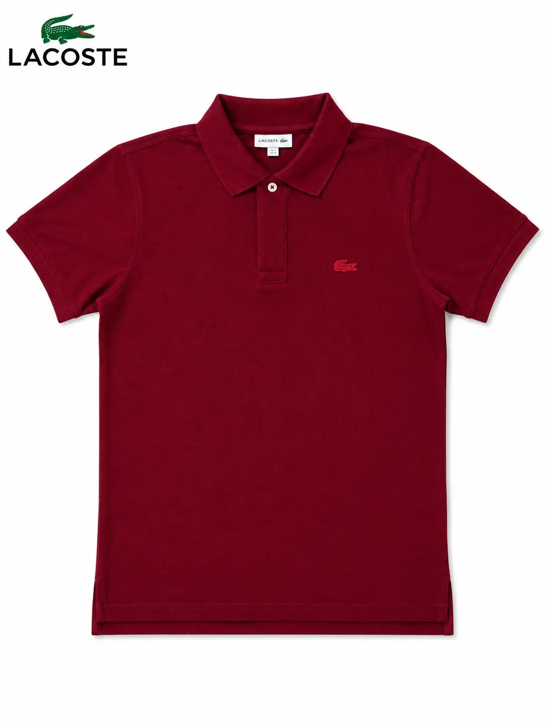 Lacoste Mens Tonal Crocodile Polo Shirt Short Sleeve Cotton Classic Fit S-XXL