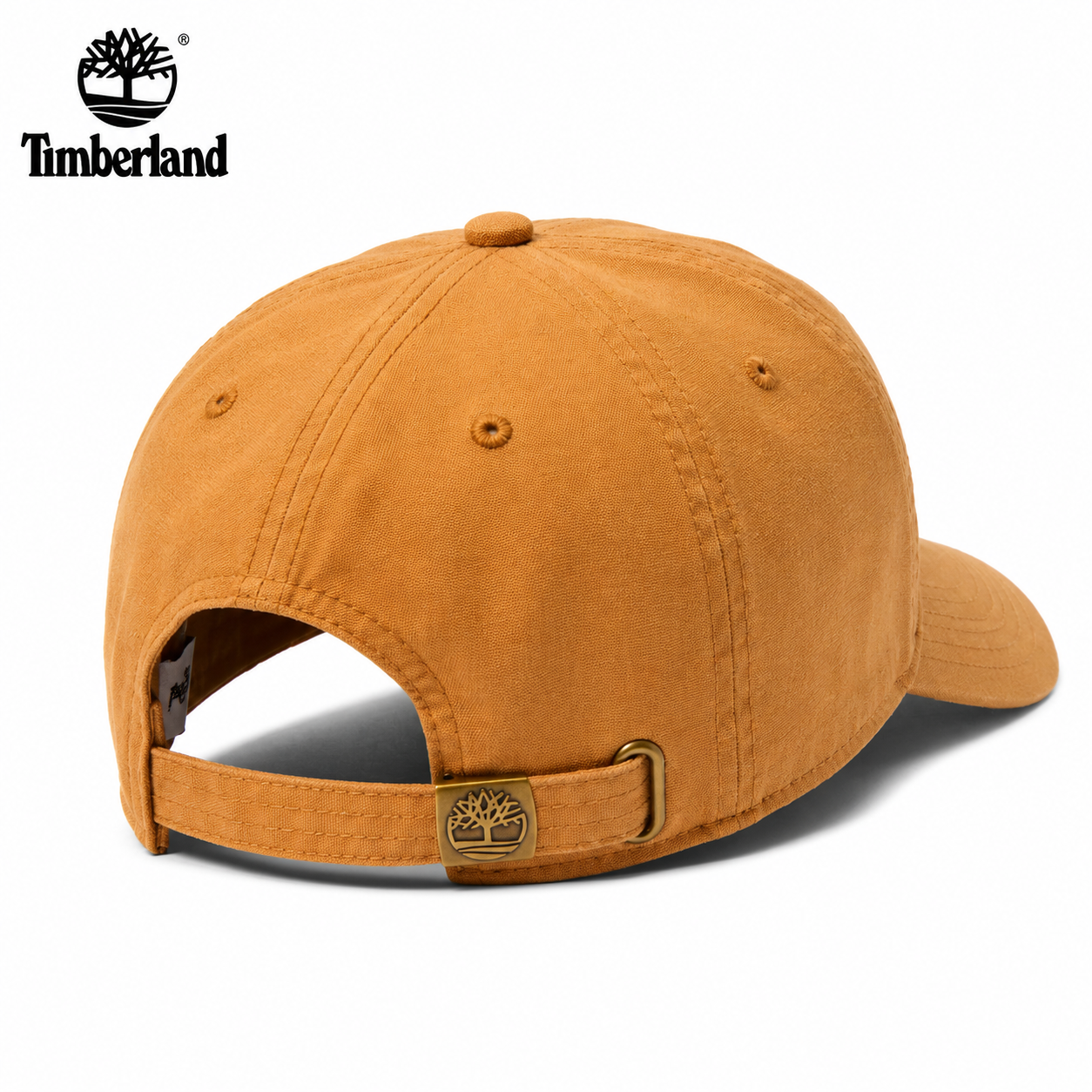 Timberland Soundview Baseball Cap – Large Embroidered Logo Adjustable Cotton Hat