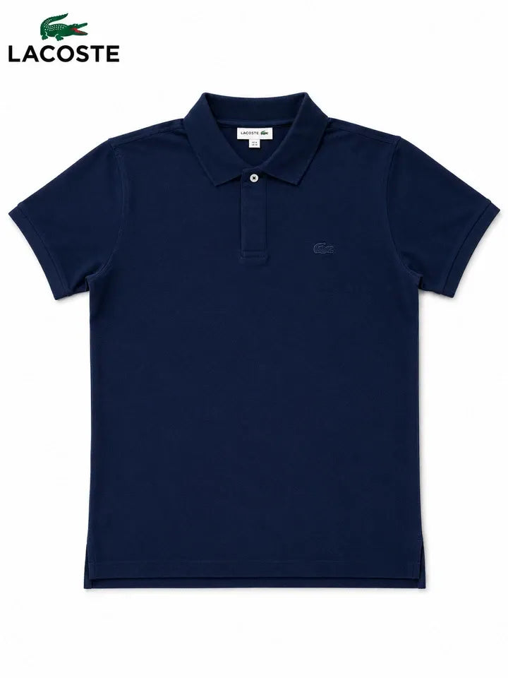 Lacoste Mens Tonal Crocodile Polo Shirt Short Sleeve Cotton Classic Fit S-XXL