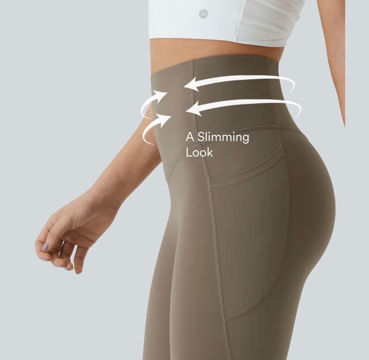 Halara UltraSculpt High Waisted Butt Lifting Tummy Control Pocket Shaping Workout
