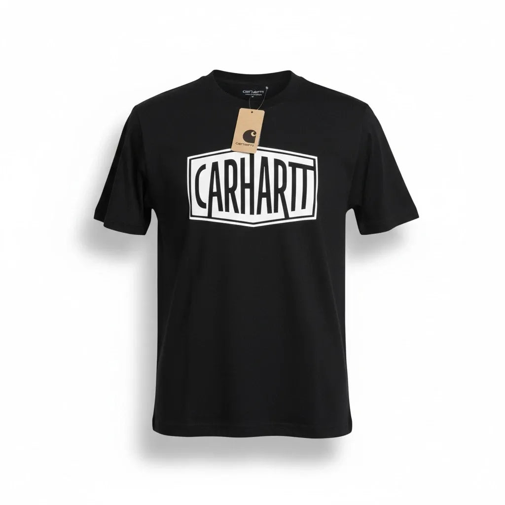 Carhartt WIP Men’s T Shirt Cotton Crew Neck Logo Tee Casual Streetwear S-XXL