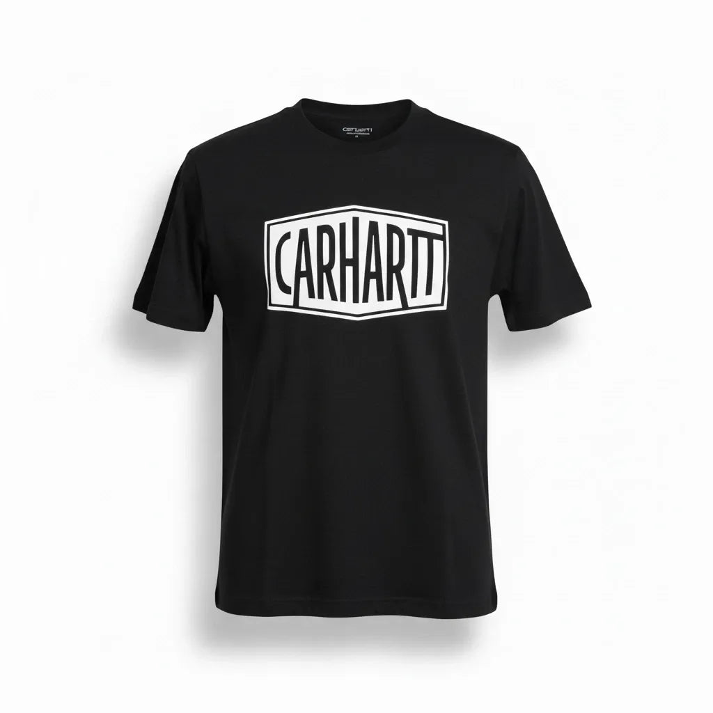Carhartt WIP Men’s T Shirt Cotton Crew Neck Logo Tee Casual Streetwear S-XXL