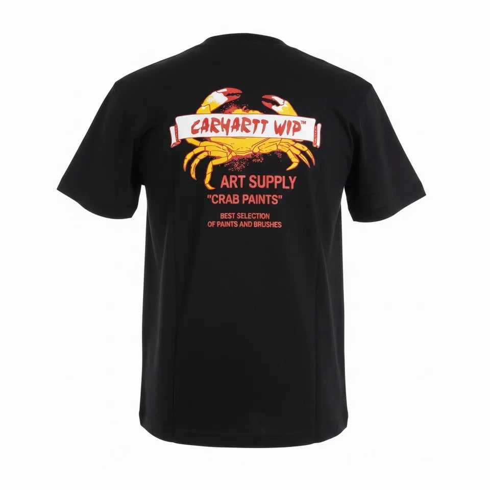 Carhartt WIP Men’s T Shirt Cotton Crew Neck Logo Tee Casual Streetwear S-XXL