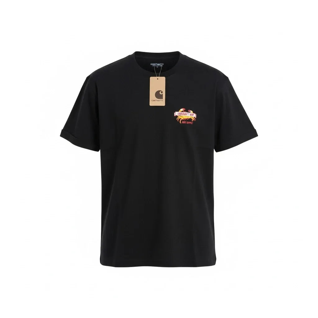 Carhartt WIP Men’s T Shirt Cotton Crew Neck Logo Tee Casual Streetwear S-XXL