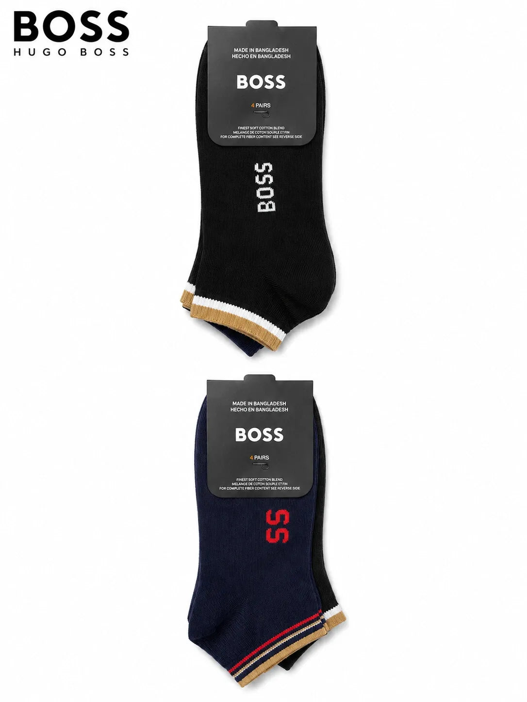 Hugo Boss Ankle Socks 2 Pack | Uk 5.5-9