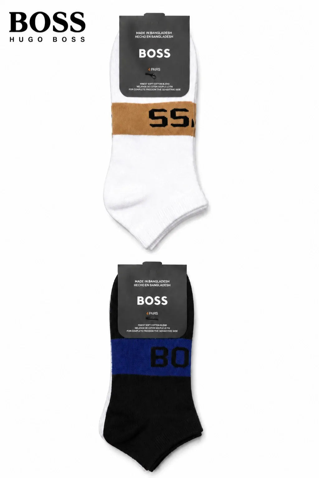 Hugo Boss Ankle Socks 2 Pack | Uk 5.5-9