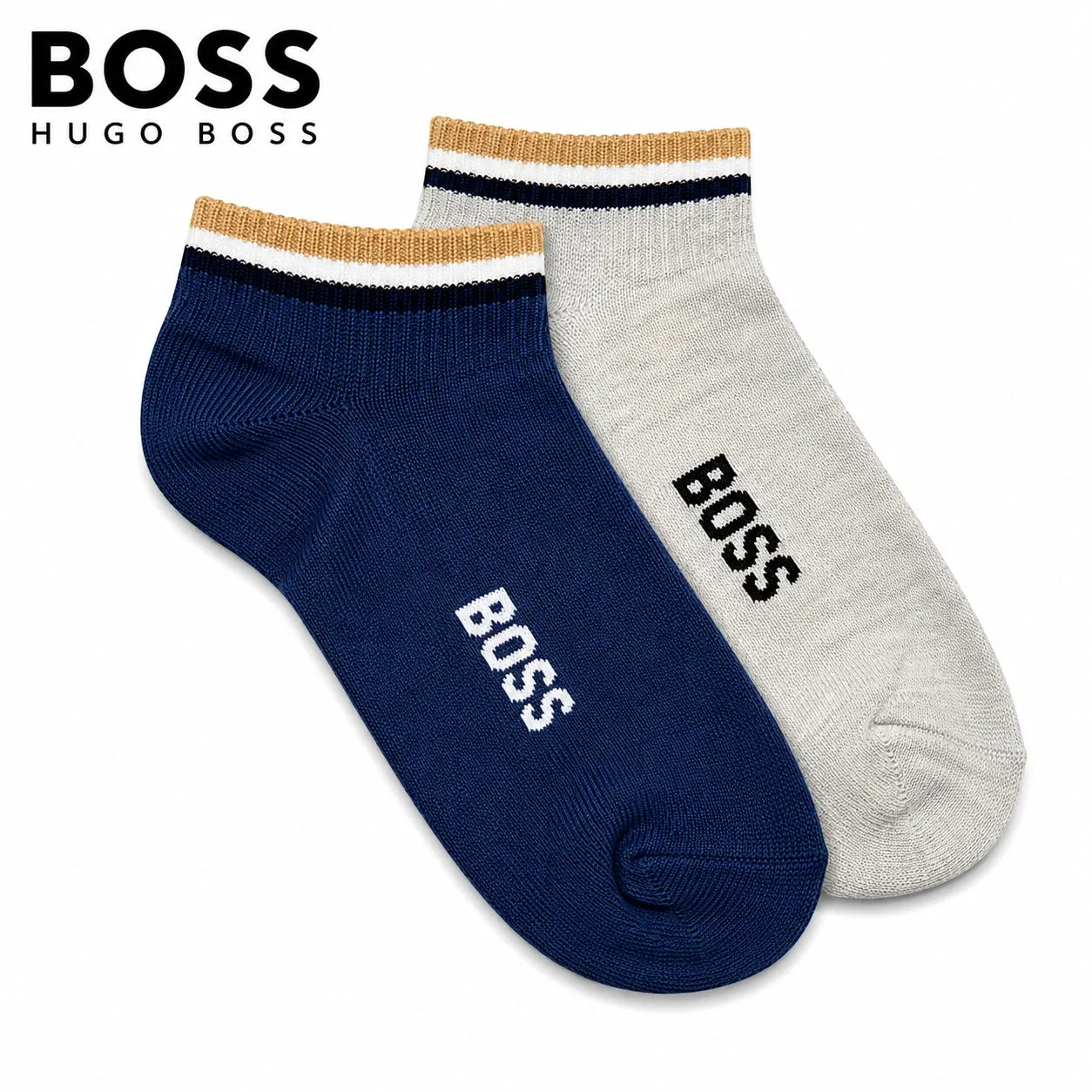 Hugo Boss Ankle Socks 2 Pack | Uk 5.5-9